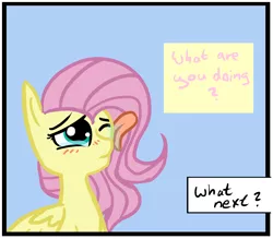 Size: 1312x1151 | Tagged: artist needed, crying, derpibooru import, fluttershy, licking, pegasus, safe, speech bubble