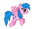 Size: 106x96 | Tagged: safe, artist:botchan-mlp, derpibooru import, firefly, pegasus, pony, animated, cute, desktop ponies, female, flyabetes, flying, g1, g1 to g4, g1betes, generation leap, mare, pixel art, simple background, solo, sprite, transparent background