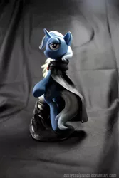 Size: 1333x2000 | Tagged: alicorn amulet, artist:dustysculptures, custom, derpibooru import, irl, photo, safe, sculpture, trixie