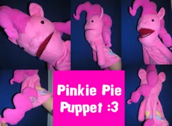 Size: 680x498 | Tagged: derpibooru import, hand puppet, jesus christ how horrifying, photo, pinkie pie, puppet, safe, uncanny valley