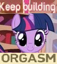 Size: 116x130 | Tagged: suggestive, derpibooru import, twilight sparkle, pony, dissonant caption, expand dong, female, implied orgasm, mare, solo, text, twilight sparkle's magical mysteries