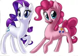 Size: 2306x1652 | Tagged: artist:madelonetjj, derpibooru import, pinkie pie, rarity, safe