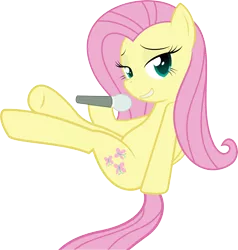 Size: 3590x3774 | Tagged: artist:izeer, bedroom eyes, derpibooru import, fluttershy, innocence.mov, safe, simple background, solo, transparent background, vector