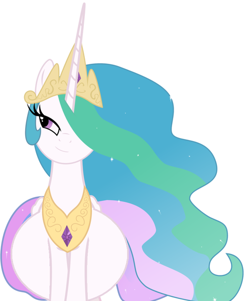 Size: 726x881 | Tagged: derpibooru import, preglestia, pregnant, pregnant edit, princess celestia, safe, smug