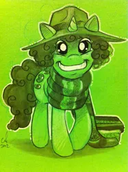 Size: 765x1024 | Tagged: artist:amy mebberson, clothes, derpibooru import, doctor who, fourth doctor, ponified, safe, scarf