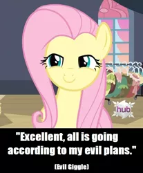 Size: 634x765 | Tagged: derpibooru import, evil, fluttershy, reaction image, safe