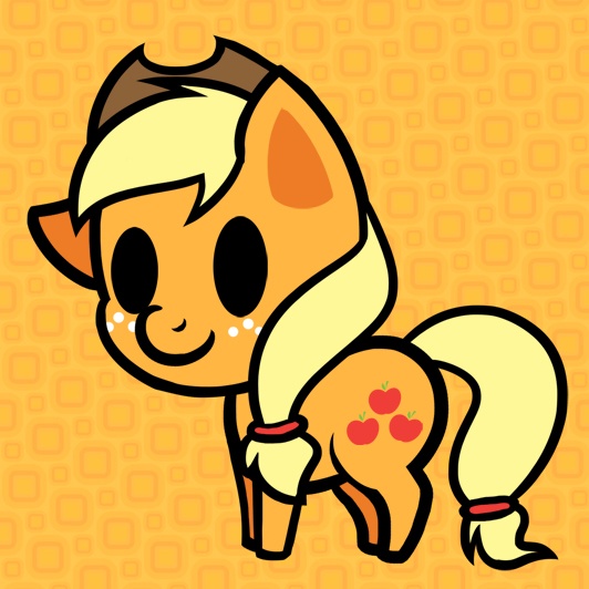 Size: 532x532 | Tagged: safe, artist:steveholt, derpibooru import, applejack, earth pony, pony, solo