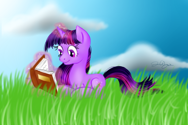 Size: 1500x1000 | Tagged: safe, artist:violyre, derpibooru import, twilight sparkle, reading