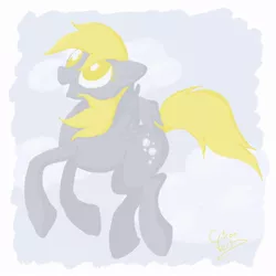 Size: 900x900 | Tagged: safe, artist:citron--vert, derpibooru import, derpy hooves, pegasus, pony, female, mare