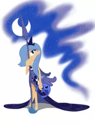 Size: 2550x3300 | Tagged: artist:rockingquix, humanized, nightmare moon, princess luna, safe, skinny, solo, woona