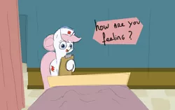 Size: 1280x804 | Tagged: artist:fiddlearts, derpibooru import, fiddlesticks-answers, hospital, nurse redheart, pov, safe