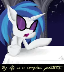 Size: 800x900 | Tagged: safe, artist:zilof, derpibooru import, vinyl scratch, solo, stars