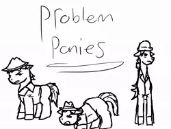 Size: 1024x768 | Tagged: ace dick, artist:heartsbocxars, derpibooru import, ms paint adventures, pickle inspector, ponified, problem sleuth, safe