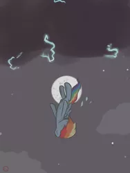 Size: 1050x1400 | Tagged: safe, artist:jordanloo, derpibooru import, rainbow dash, falling