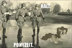 Size: 526x353 | Tagged: human, nazi, pinkie pie, ponies in real life, safe, world war ii