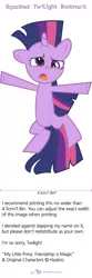 Size: 650x1961 | Tagged: artist:dm29, bookmark, cartoon physics, derp, derpibooru import, flat, flattened, safe, solo, squashed, squished, twilight sparkle