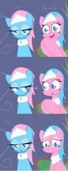 Size: 600x1500 | Tagged: safe, artist:kryptchild, derpibooru import, aloe, lotus blossom, ask glitter shell, glitter shell, ask, spa, spa twins, tumblr