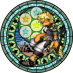 Size: 2600x2600 | Tagged: applejack, artist:akili-amethyst, crossover, derpibooru import, dive to the heart, kingdom hearts, parody, safe, ventus