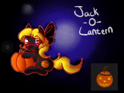 Size: 1024x768 | Tagged: safe, artist:cotton, derpibooru import, oc, oc:jack-o-lantern, unofficial characters only, earth pony, pony, glasses, jack-o-lantern, male, pumpkin, solo, stallion