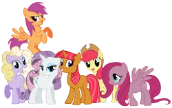 Size: 5400x3400 | Tagged: alternate mane six, apple bloom, applejack, artist:mihaaaa, artist:shadowhedgiefan91, babs seed, derpibooru import, dinky hooves, fluttershy, mane 6 recolors, mane six, palette swap, pinkamena diane pie, pinkie pie, rainbow dash, rarity, recolor, ruby pinch, safe, scootaloo, simple background, sweetie belle, transparent background, twilight sparkle, vector