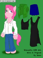 Size: 586x800 | Tagged: safe, artist:kawa, derpibooru import, anthro, askthesciencepony, dressup, dressup game, image, jennie pie, png, preview, solo