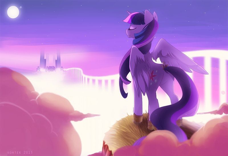 Size: 1059x723 | Tagged: safe, artist:si1vr, derpibooru import, twilight sparkle, twilight sparkle (alicorn), alicorn, pony, eyes closed, female, hoof shoes, mare, solo