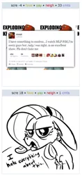 Size: 266x564 | Tagged: 4chan, exploitable meme, fake, juxtaposition, juxtaposition win, /mlp/, moot, mule, rarity, safe