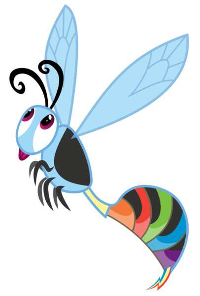 Size: 1600x2362 | Tagged: artist:atmospark, derpibooru import, hornet, insect, insectified, rainbow dash, safe, simple background, species swap, transparent background, vector, wasp