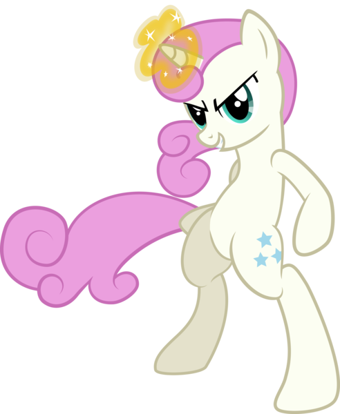 Size: 3589x4374 | Tagged: safe, artist:likonan, derpibooru import, twinkleshine, pony, badass, bipedal, grin, magic, simple background, smiling, solo, transparent background, vector