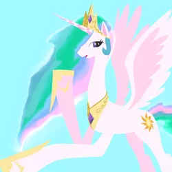 Size: 1000x1000 | Tagged: safe, artist:jun, derpibooru import, princess celestia, pixiv, solo