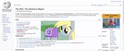 Size: 1600x656 | Tagged: andrea libman, ashleigh ball, barely pony related, derpibooru import, derpy hooves, erin mathews, exploitable meme, ian james corlett, lee tockar, pac-man, pac-man and the ghostly adventures, safe, sam vincent, tabitha st. germain, text, tv meme, voice actor