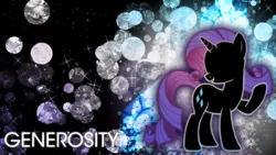 Size: 1920x1080 | Tagged: safe, artist:kibbiethegreat, derpibooru import, rarity, bubble, outline, text, vector, wallpaper