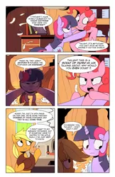 Size: 1320x2040 | Tagged: applejack, artist:karzahnii, comic, derpibooru import, pinkie pie, safe, tales from ponyville, twilight sparkle