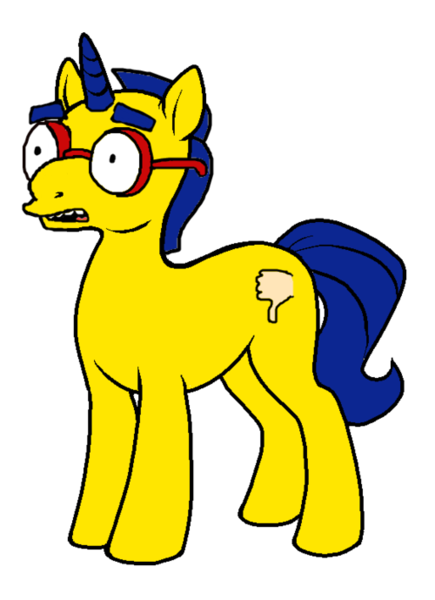 Size: 500x689 | Tagged: derpibooru import, milhouse van houten, ponified, safe, the simpsons