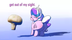 Size: 1185x655 | Tagged: artist:secretgoombaman12345, ask, ask chubby diamond, derpibooru import, diamond tiara, fat, impossibly large butt, mushroom, plot, safe, tumblr