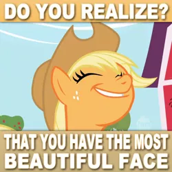 Size: 800x800 | Tagged: applejack, derpibooru import, image macro, lyrics, safe, the flaming lips