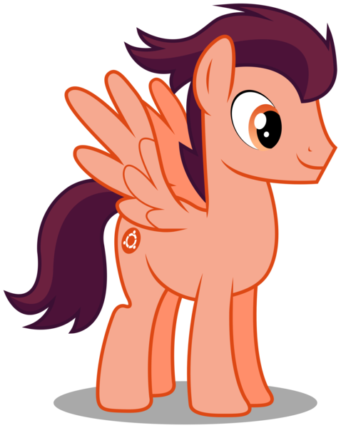 Size: 4865x6110 | Tagged: absurd resolution, artist:mawscm, derpibooru import, linux, ponified, safe, ubuntu