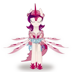 Size: 2996x2986 | Tagged: artist:zahpkiel, derpibooru import, kelpie, merpony, oc, oc:princess koi, safe, unofficial characters only