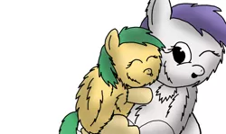 Size: 1024x610 | Tagged: artist:inkiepie, derpibooru import, fluffy pony, fluffy pony original art, glomp, hug, safe