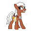 Size: 64x64 | Tagged: safe, artist:banditmax201, derpibooru import, ponified, earth pony, pony, crossover, epona, female, mare, pixel art, simple background, solo, sprite, the legend of zelda, transparent background