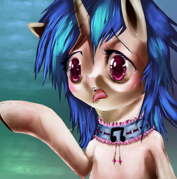 Size: 1712x1729 | Tagged: artist:klalaskaxd, creepy, derpibooru import, safe, vinyl scratch