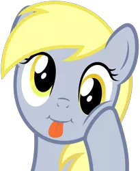 Size: 4841x5898 | Tagged: safe, artist:infinitoa, derpibooru import, derpy hooves, absurd resolution, cute, face, solo, tongue out, vector