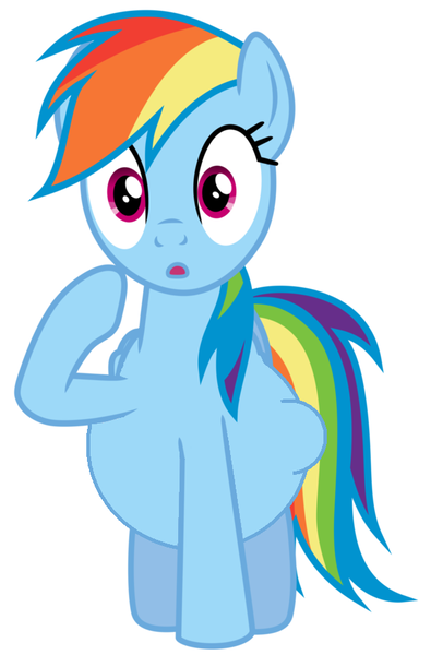 Size: 593x901 | Tagged: derpibooru import, kick, preggo dash, pregnant, pregnant edit, rainbow dash, safe