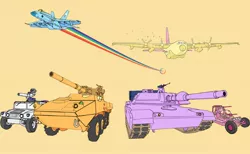 Size: 800x492 | Tagged: ac-130, aircraft, airplane dash, applejack, artist:max-f1, battlefield, battlefield 3, derpibooru import, desert patrol vehicle, f/a-18 hornet, fluttershy, hmmwv, jet, jet fighter, lav-25, m1a2 abrams, mane six, military, my little x, pinkie pie, plane, rainbow dash, rarity, safe, tank (vehicle), twilight sparkle, vehicle