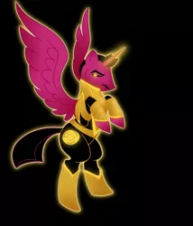 Size: 2160x2520 | Tagged: safe, artist:ladyduskfall, derpibooru import, ponified, alicorn, pony, black background, dc comics, emotional spectrum, green lantern, simple background, sinestro, sinestro corps, thaal sinestro