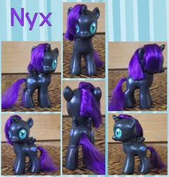 Size: 799x835 | Tagged: artist:phasingirl, brushable, custom, derpibooru import, oc, oc:nyx, safe, solo, toy, unofficial characters only