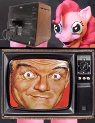 Size: 699x900 | Tagged: creepy, derpibooru import, exploitable meme, meme, pinkie pie, safe, spike jones, tv meme