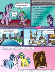 Size: 750x971 | Tagged: artist:scarecrow31, comic, derpibooru import, lemon hearts, minuette, safe, spike, the fresh prince of bel-air, theme song, twilight sparkle, twinkleshine