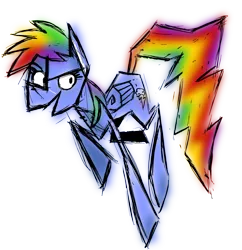 Size: 800x825 | Tagged: dead source, safe, artist:kidcoelacanth, derpibooru import, rainbow dash, pegasus, pony, female, mare, open mouth, simple background, smiling, solo, transparent background