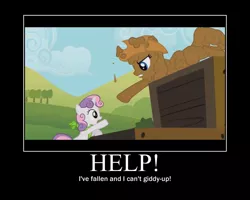 Size: 750x600 | Tagged: life alert, motivational poster, rarity, safe, sweetie belle